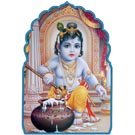 "Krishna Stealing Butter" T-Shirt